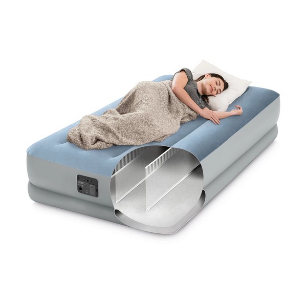 Продукт INTEX - Надуваем матрак с вградена помпа Raised Comfort, 99 х 191 х 36 см. - 0 - BG Hlapeta